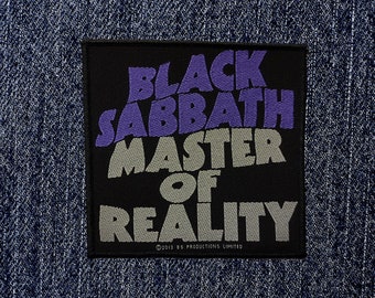 Black Sabbath - Masters Of Reality Woven Sew On Patch - Brand New/Rare/Official