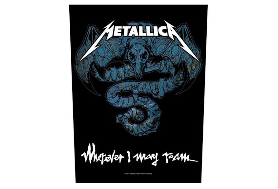 Metallica Wherever I May Roam Logo Patch Heavy Metal