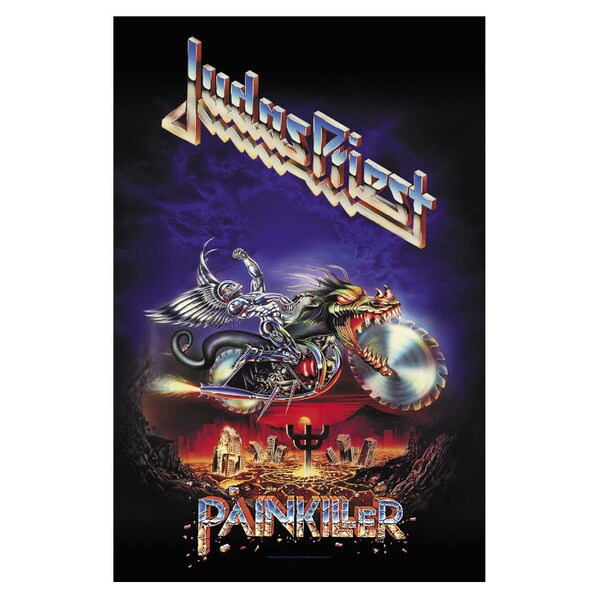 Judas Priest - Painkiller 70x106cm Afiche textil/Bandera - Nuevo/Oficial