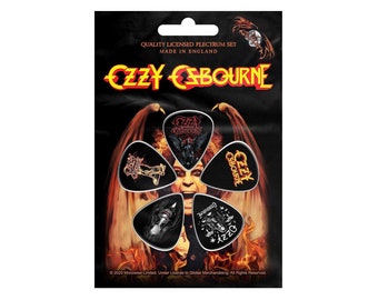 Ozzy Osbourne - Classic Logo Collectors Plectrum Set - Brand New/Official