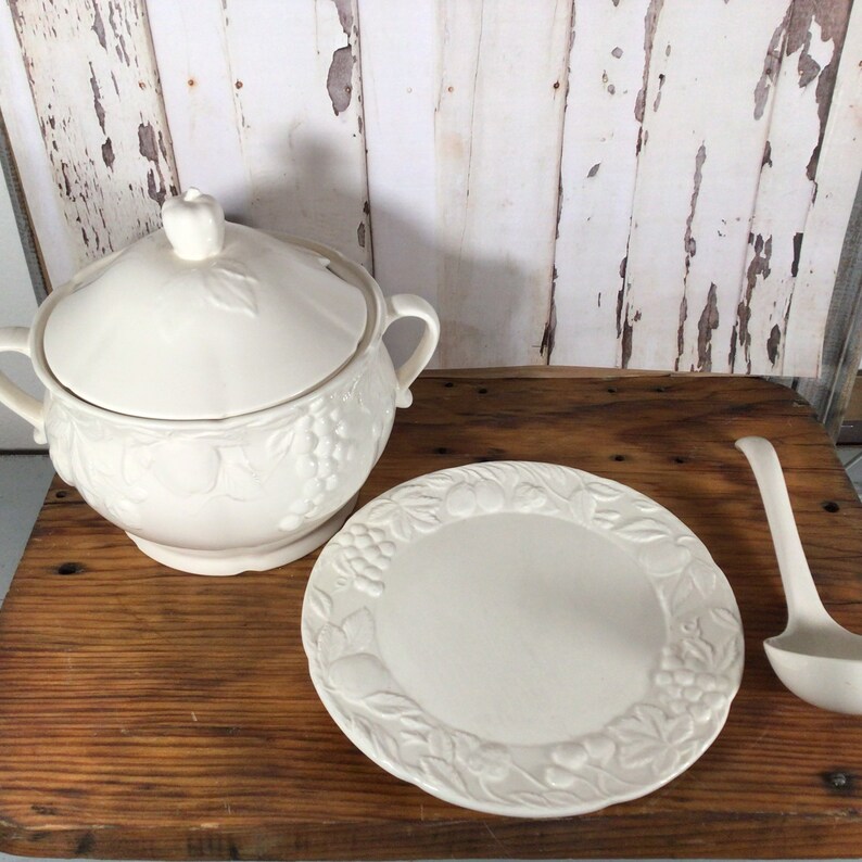 Vintage Ironstone Soup Tureen Vintage Soup Tureen Complete Etsy