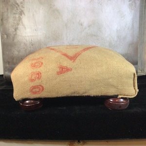vintage footstool, step stool, foot rest