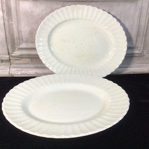 J & G Meakin England ironstone Oval Platters, plates, platters and trays