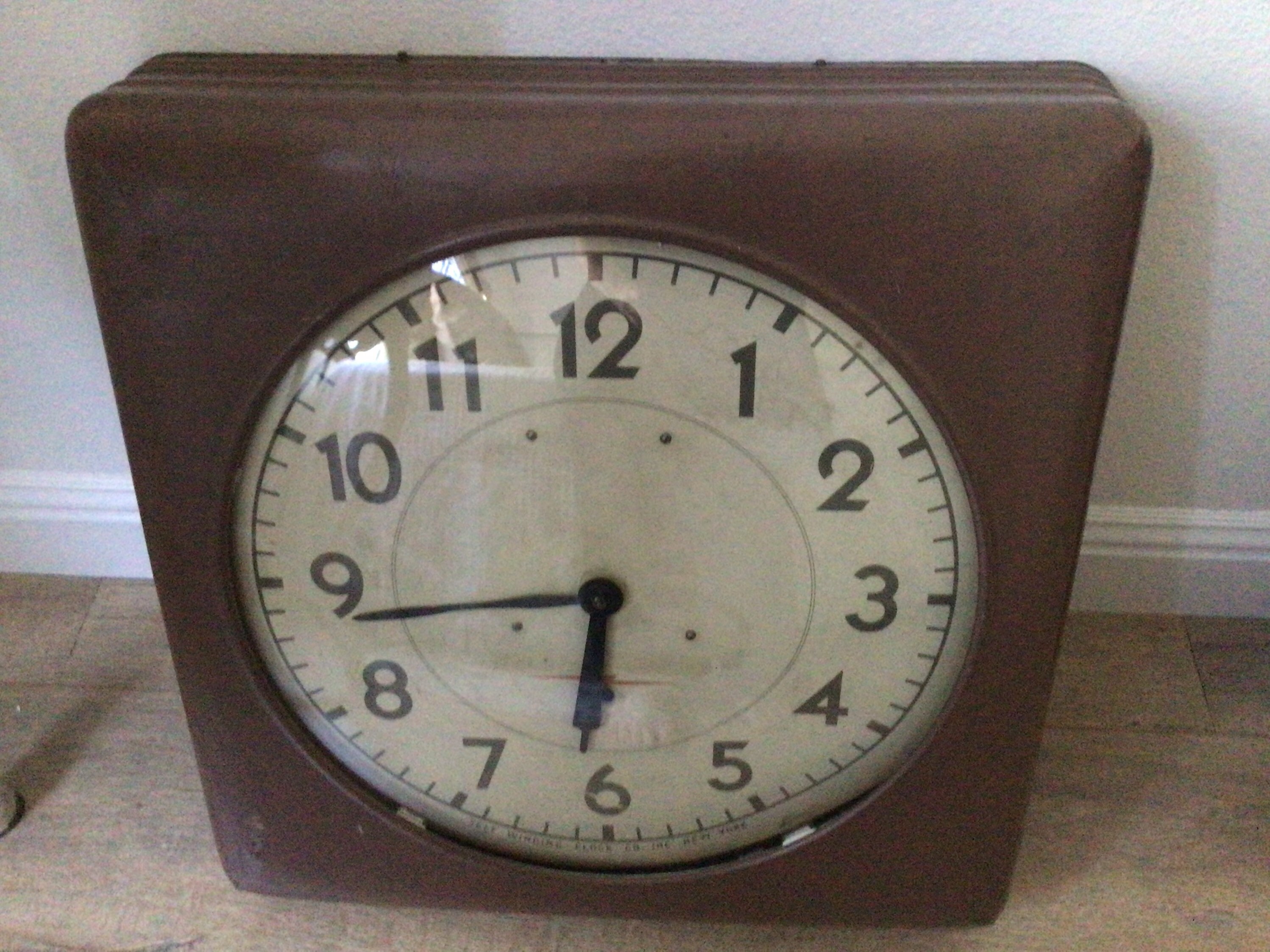 Self Winding Clock Co. New York Antique Clock Clock Etsy