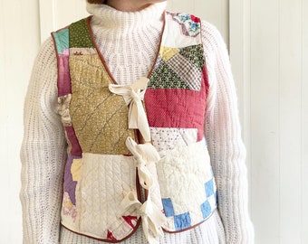 ラスト1点 】iver & isla / patchwork quilt pullov