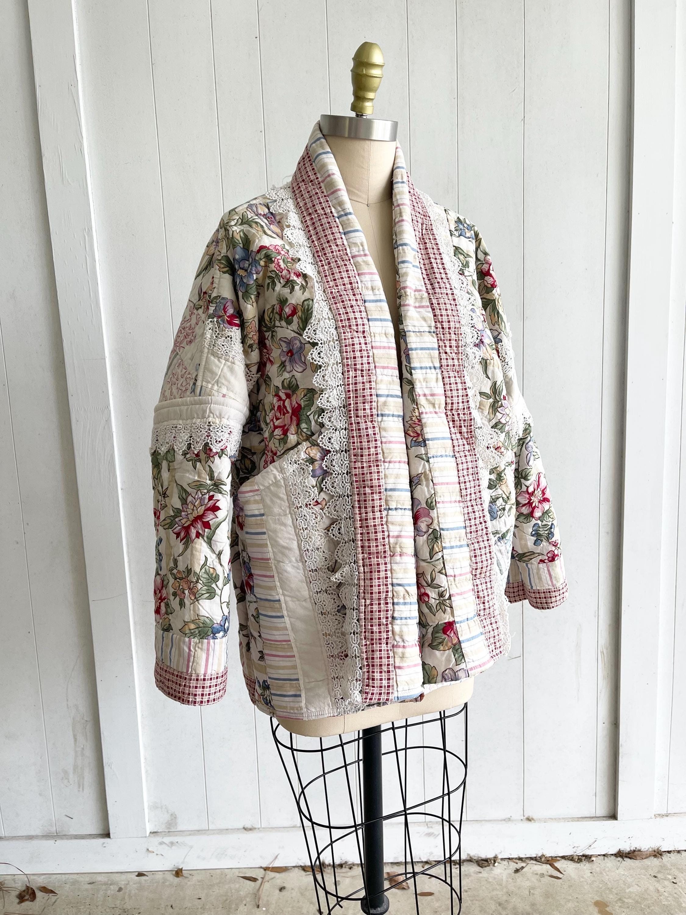1990s Quilt Jacket - Etsy