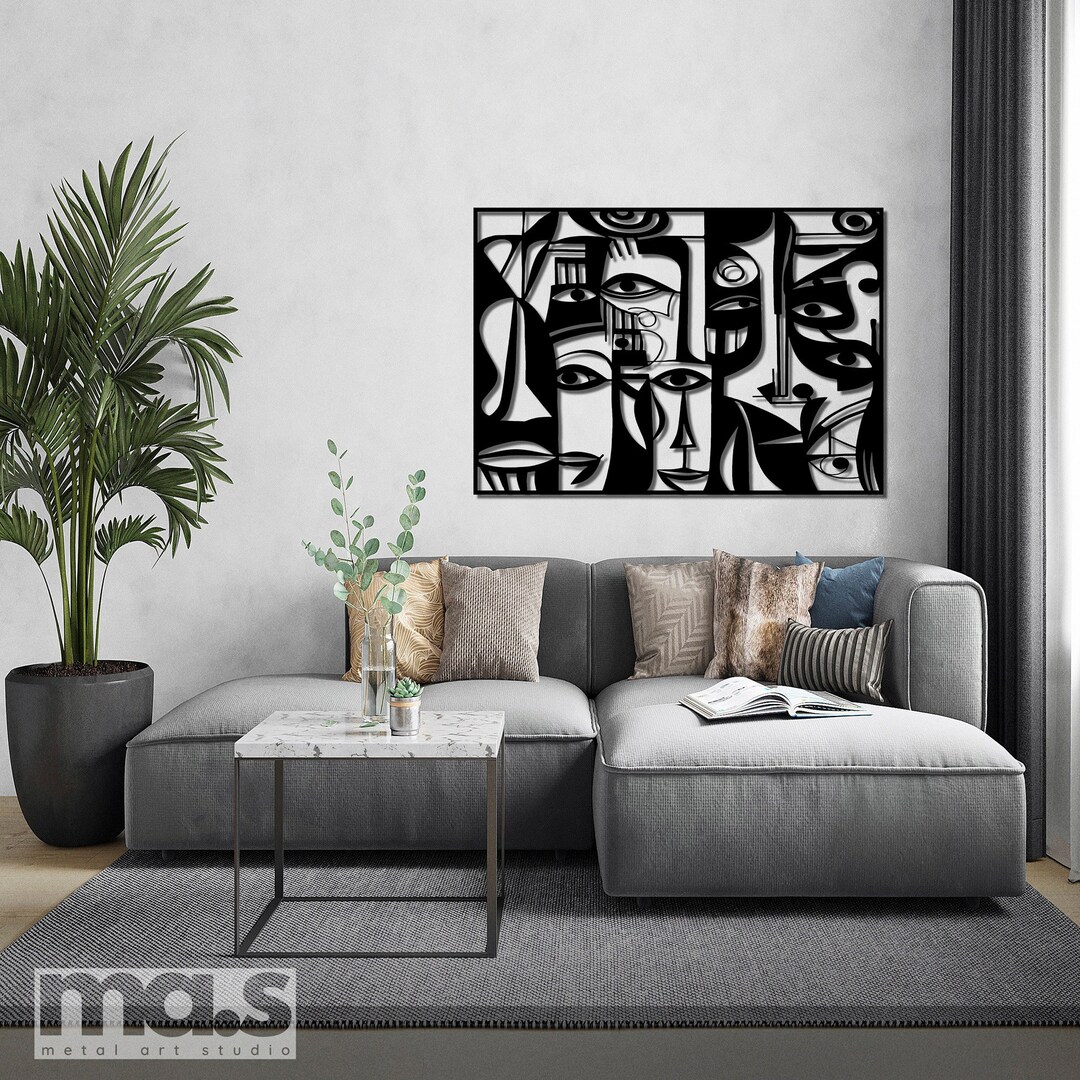 Metal Wall Decor Bedroom Metal Wall Decor Living Room Kitchen Indoor ...
