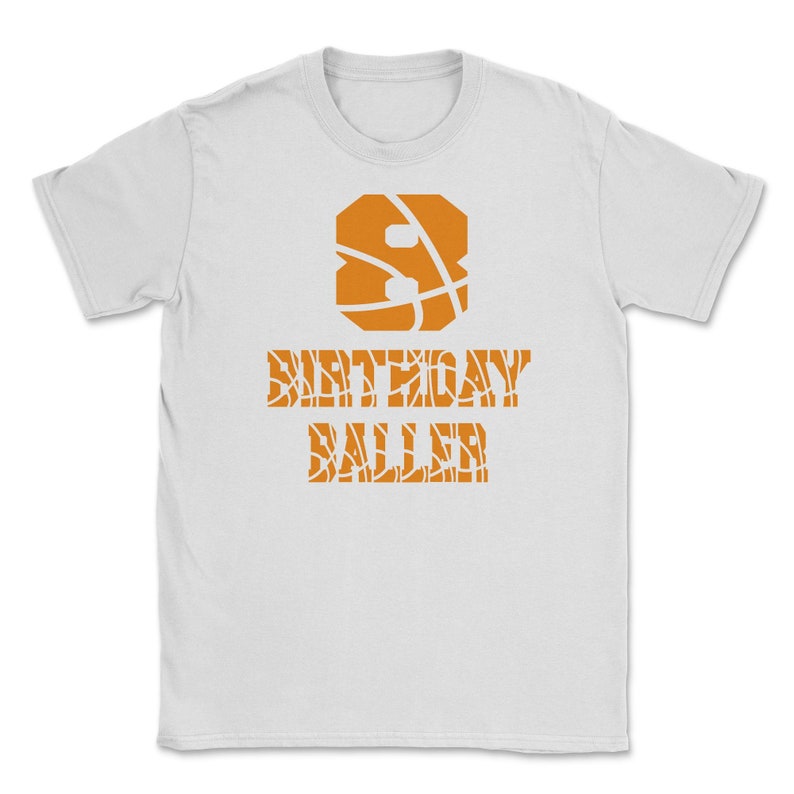 8th Birthday Baller Boy 8 Years Old Basketball Themed Party graphic