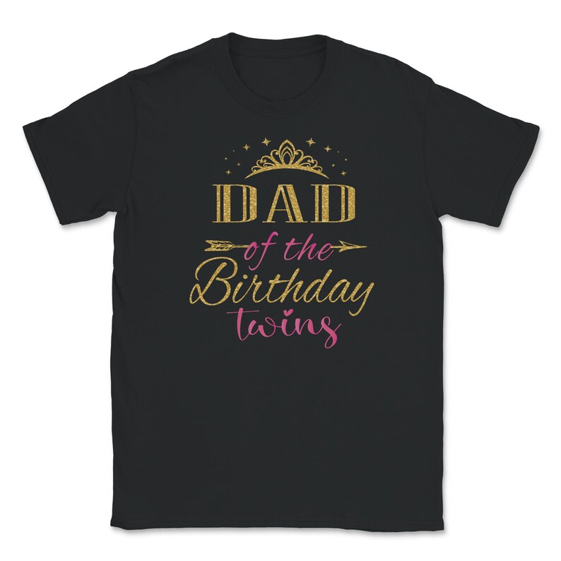Dad Of The Birthday Twins Kids Party design