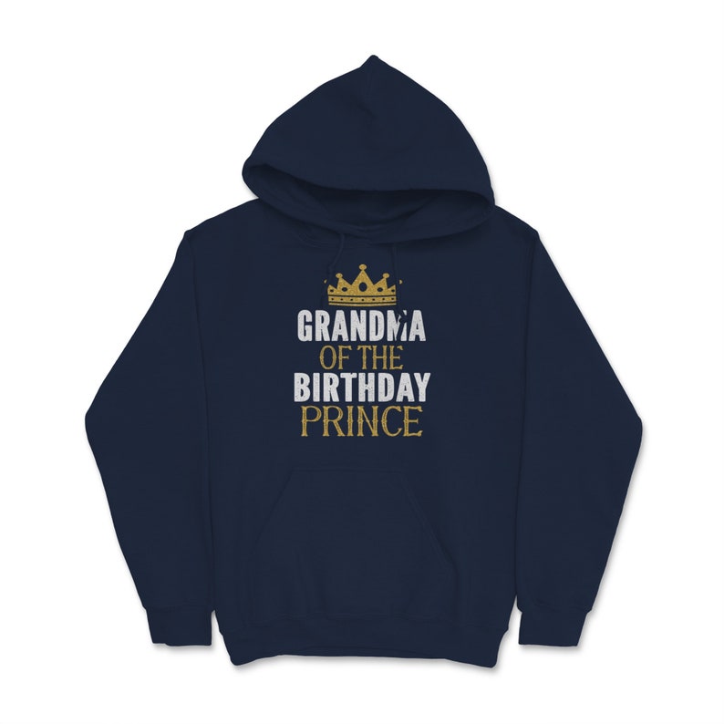 Grandma Of The Birthday Prince Boys Bday Party Gift For Him graphic
