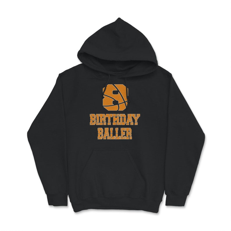 8th Birthday Baller Boy 8 Years Old Basketball Themed Party graphic