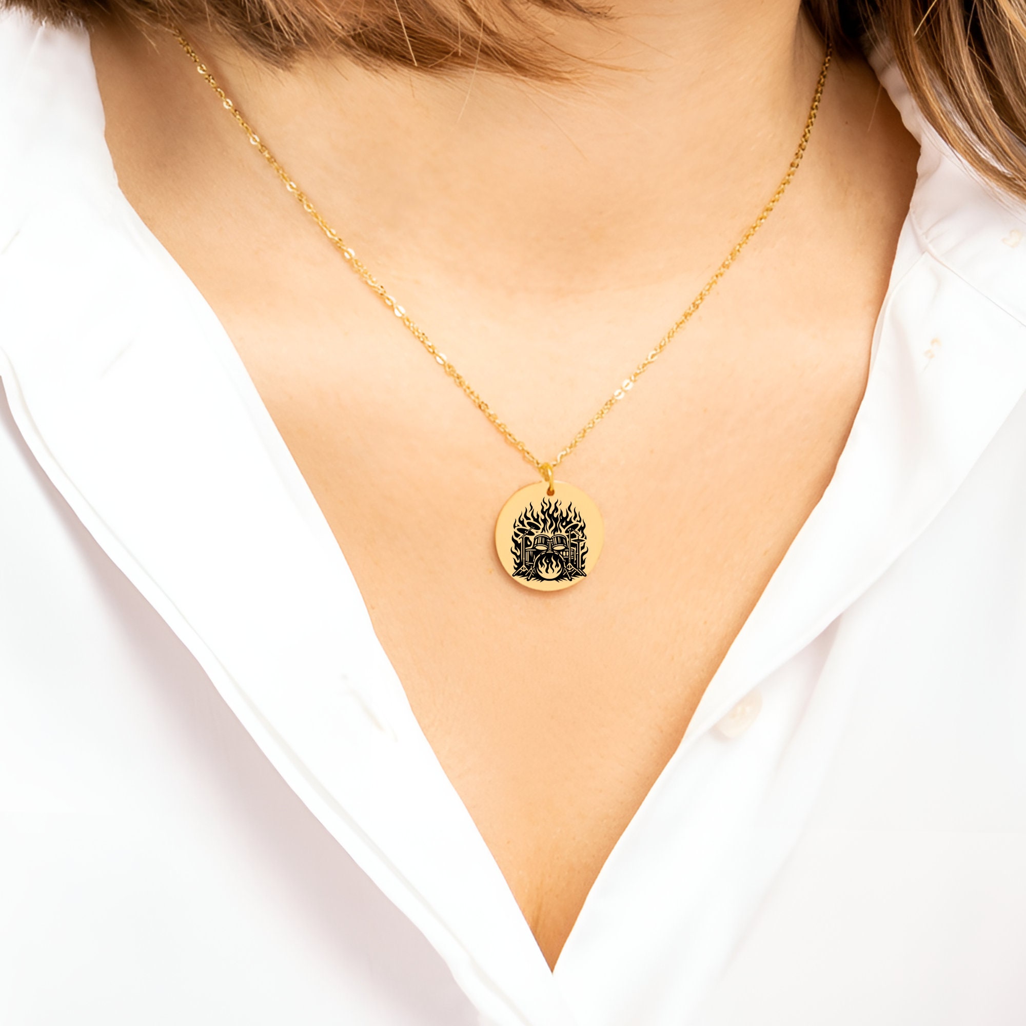 Ashanger Met Ketting - Asketting - Urn - Goud - Staaf Ketting - Ik Mis Je Mama Collier