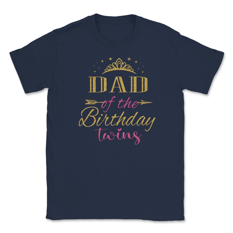 Dad Of The Birthday Twins Kids Party design