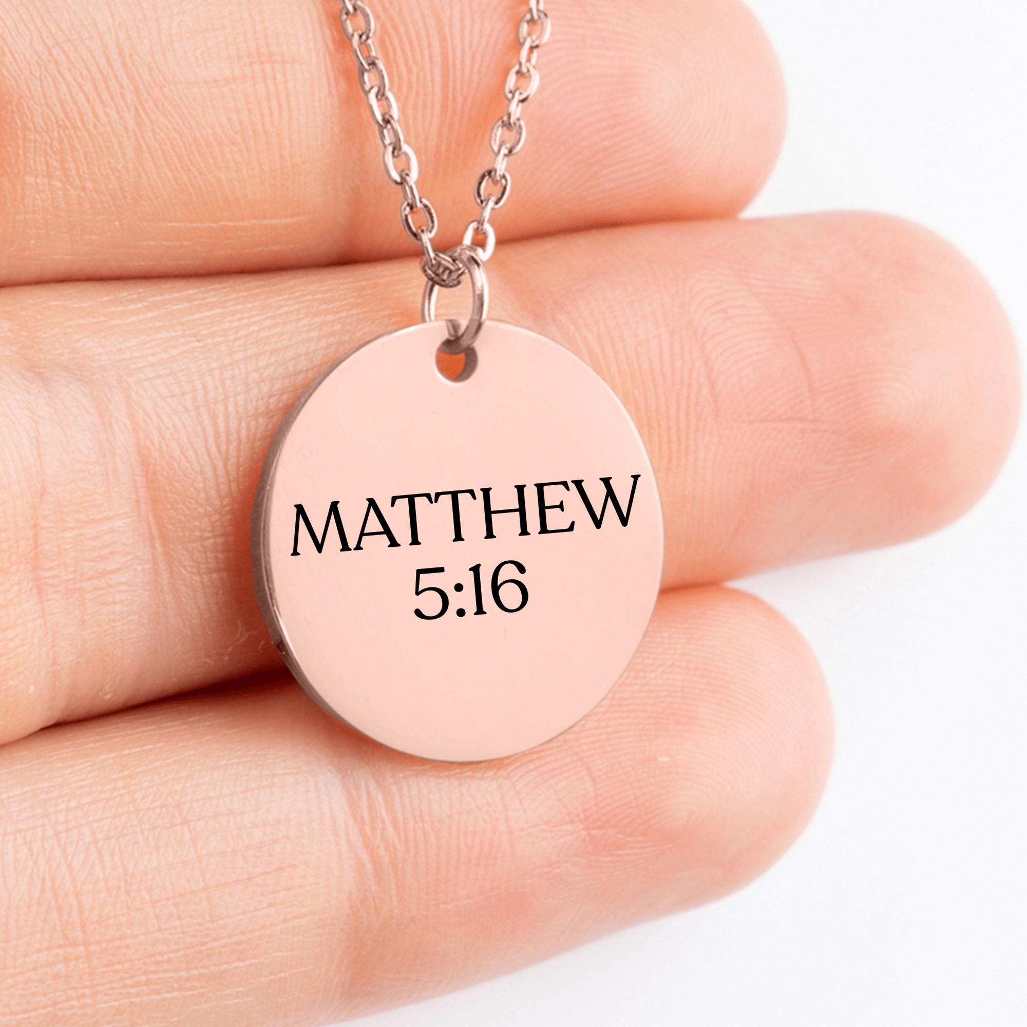 Collana Con Ciondolo Croce E Ali D'Angelo, Versetti Della Bibbia (Filippesi, Matteo). Gioiello Religioso Per Donne E Ragazze. Regalo Per Compleanno, Natale, Prima Comunione.