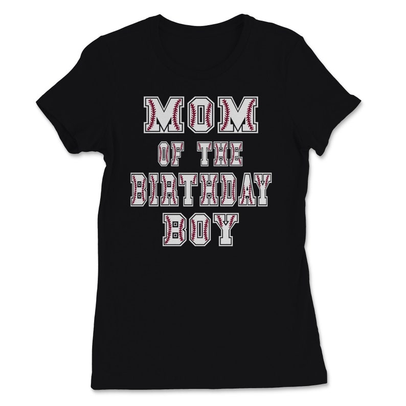 Mom Of The Birthday Baller Baseball Themed Party design