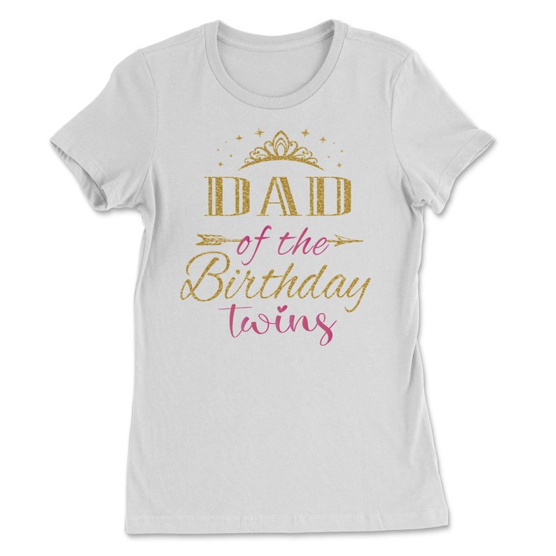 Dad Of The Birthday Twins Kids Party design
