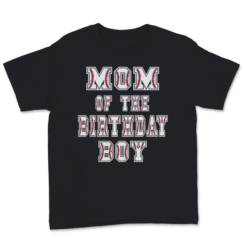 Mom Of The Birthday Baller Baseball Themed Party design