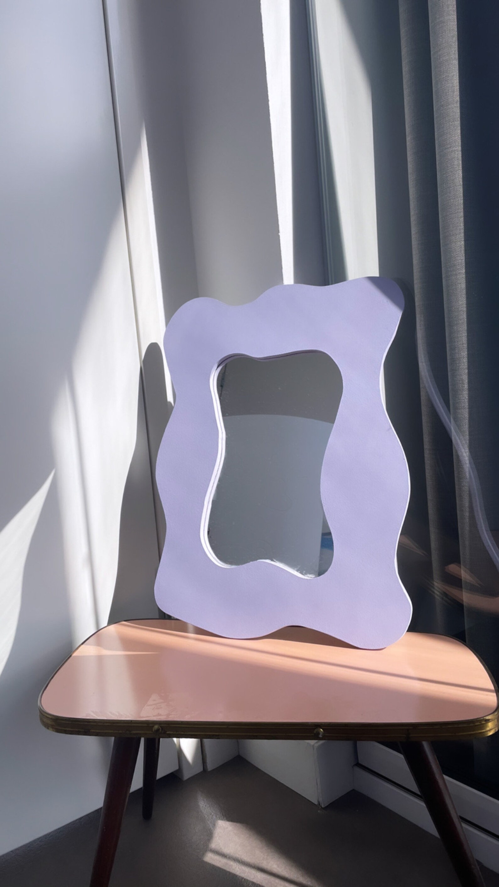 Asymmetrical Mirror // Cloud Mirror // Aesthetic Mirror // Etsy