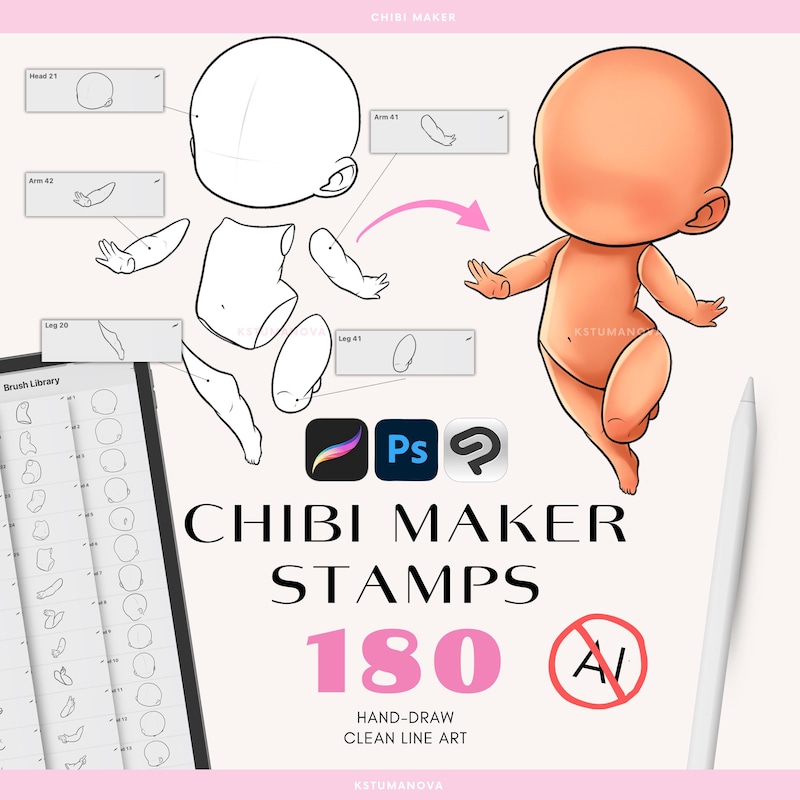 Chibi Pose Reference - Etsy