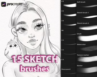 Procreate sketch brushes. Procreate sketching brush