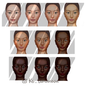 procreate skin color palette procreate skin color palette