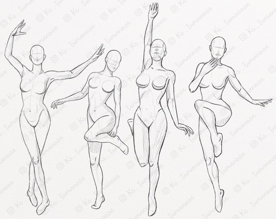 Sketch practice : dynamic poses : r/learntodraw