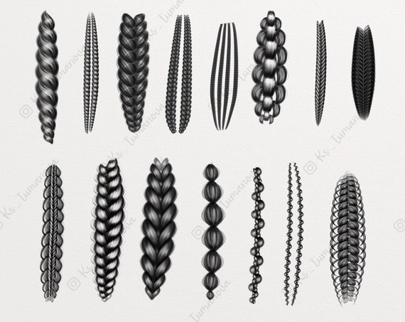Photoshop Braids Brushes Realistic Hair Brush for Photoshop - Etsy Photoshop Braids Brushes Realistic Hair Brush for Photoshop - Etsy
