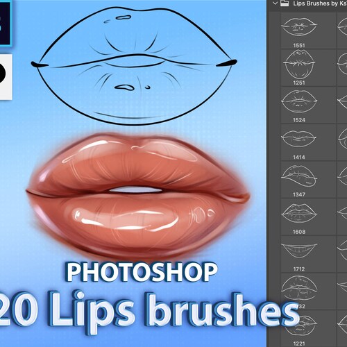 Curly Hair Brushes. Adobe Fresco Clip Studio Paint Etsy