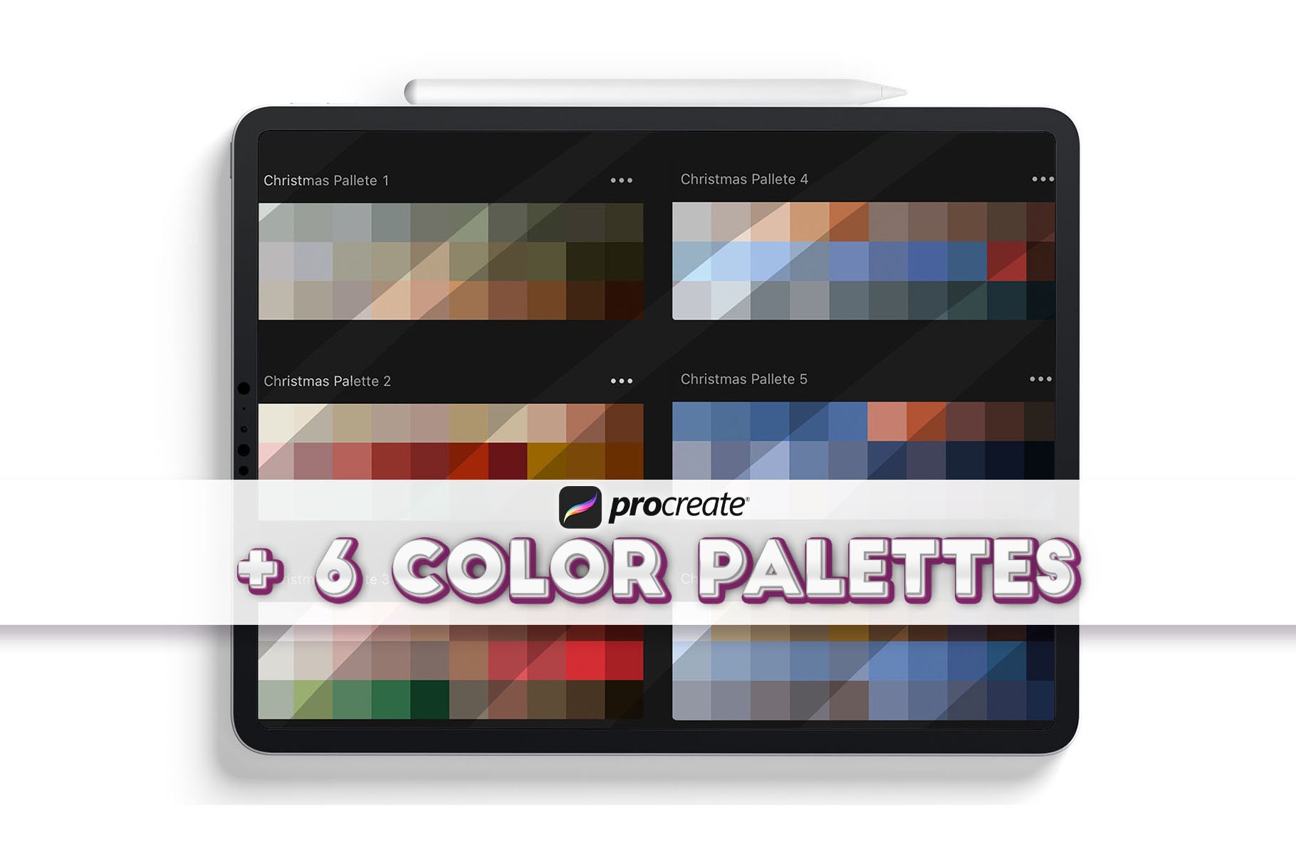 Procreate Christmas Stamps: Holiday Doodle Brush Set (digital Download ...