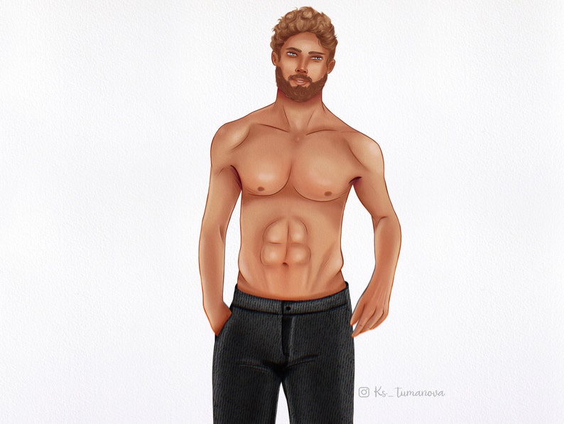 male body brush procreate free