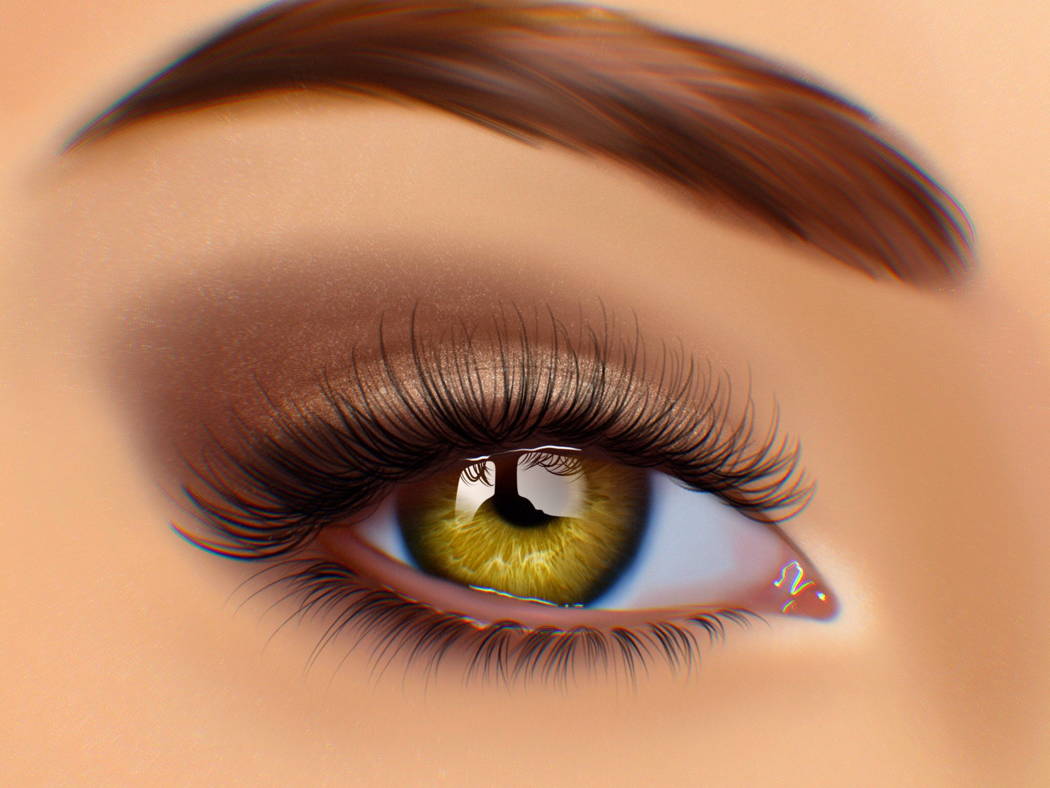 Procreate Eye Stamp Iris Brushes Realistic for Procreate App Etsy
