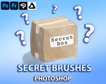 Pinceles secretos para Photoshop. Pinceles para Photoshop, Fresco, Clip Studio Paint, Affinity Photo y Procreate.