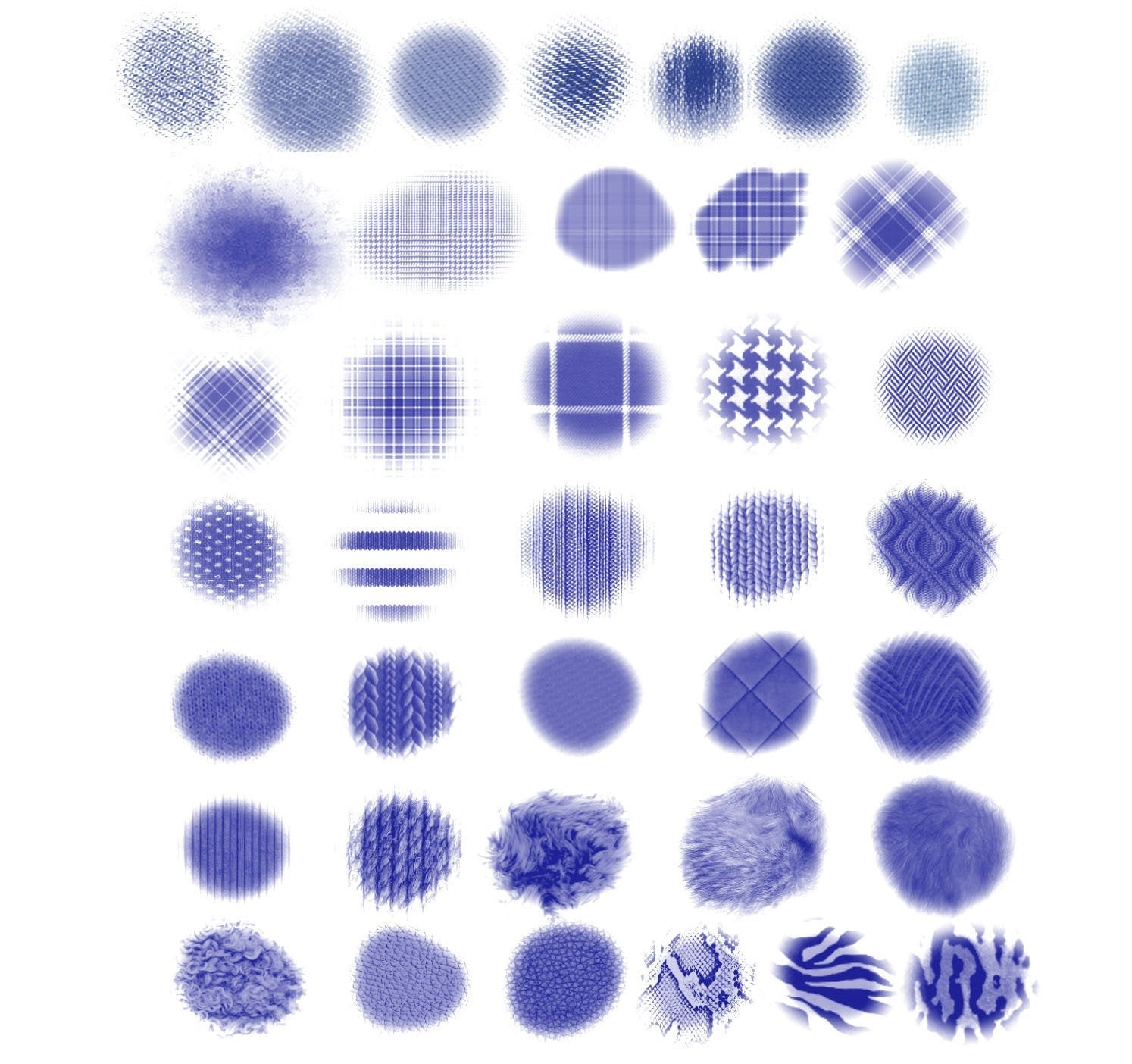 Photoshop Fabric Texture Brushes. Photoshop Clothes Textures - Etsy UK