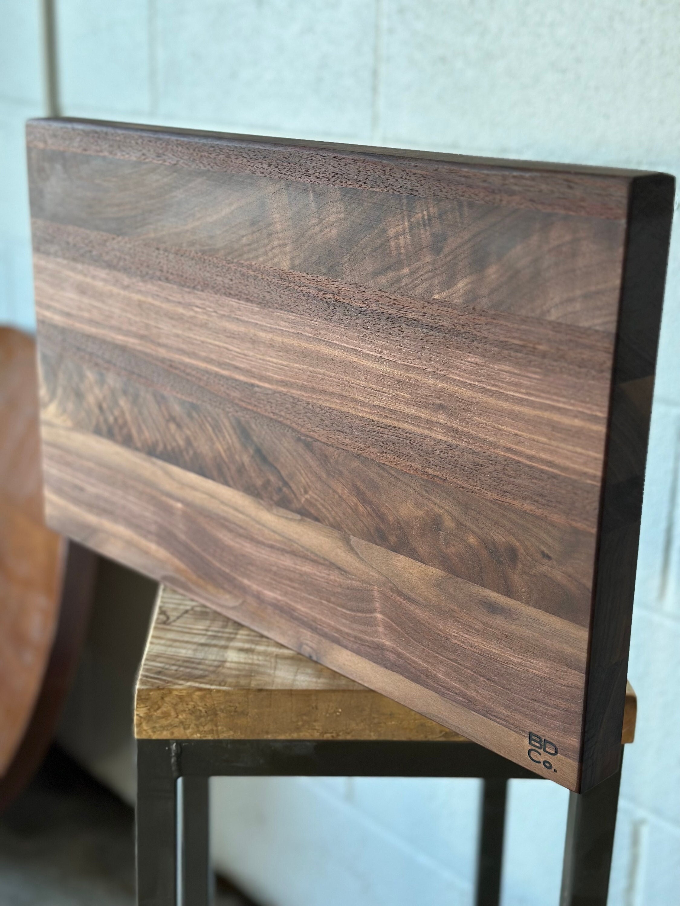 Oak Cutting Board With Tray Small 12x16