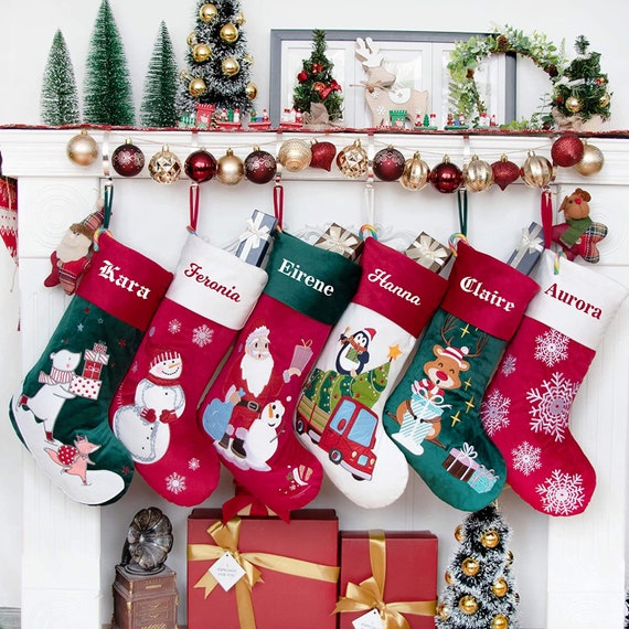 Santa Suit Funny Christmas Stocking - Xmas ChristmasEve Christmas Eve  Christmas merry xmas family kids gifts ho…