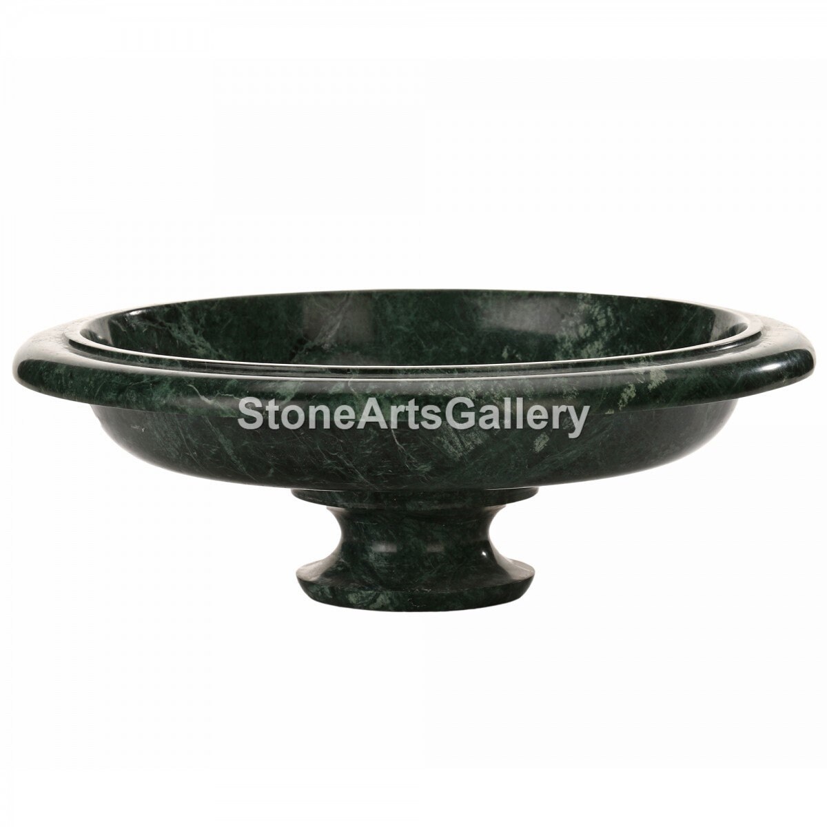 13x13x4 Black Marble Fruit Arrangement Bowl Etsy
