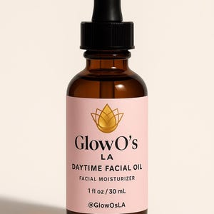 Radiance Gesichtsöl: Hagebutte, Arganöl, Jojoba - Vegan Botanische Hautpflege von GlowO&#39;s LA