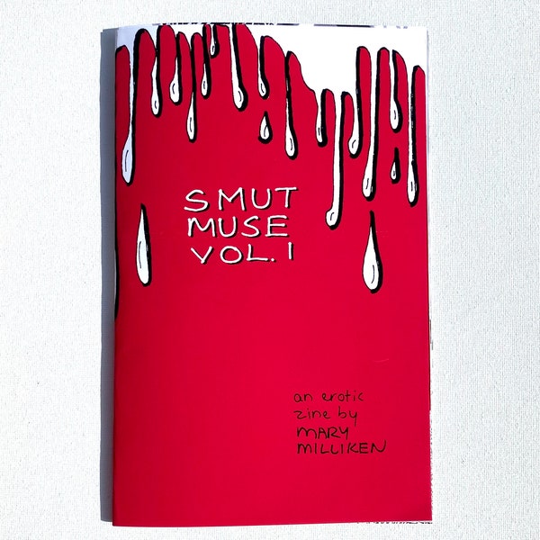 Smut Muse Vol. 1, Zine, Handmade, Plus Size, Drawing, Poetry, Art, Lesbian, Illustrations, Art Print, Unique Gifts, Original Art, LGBTQ