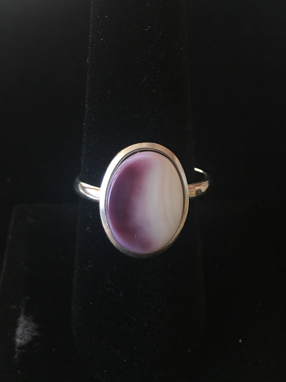 Antique adjustable moonstone ring - image 2