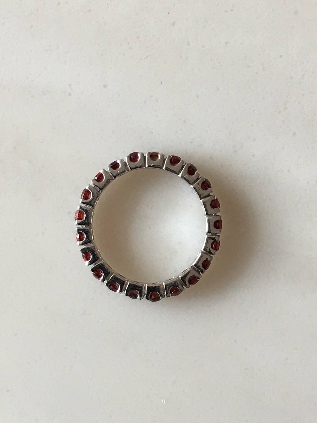 Beautiful Antique Inset Crystal Ring - Etsy