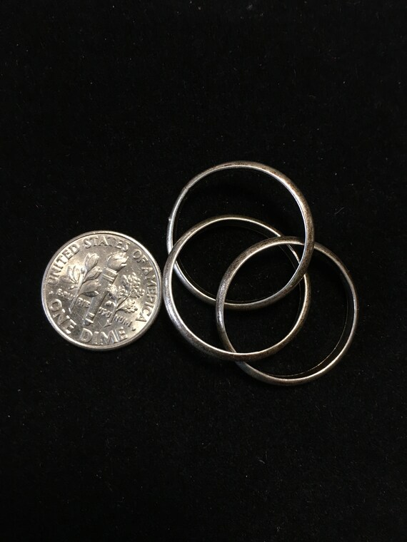 Rolling sterling ring set - image 3