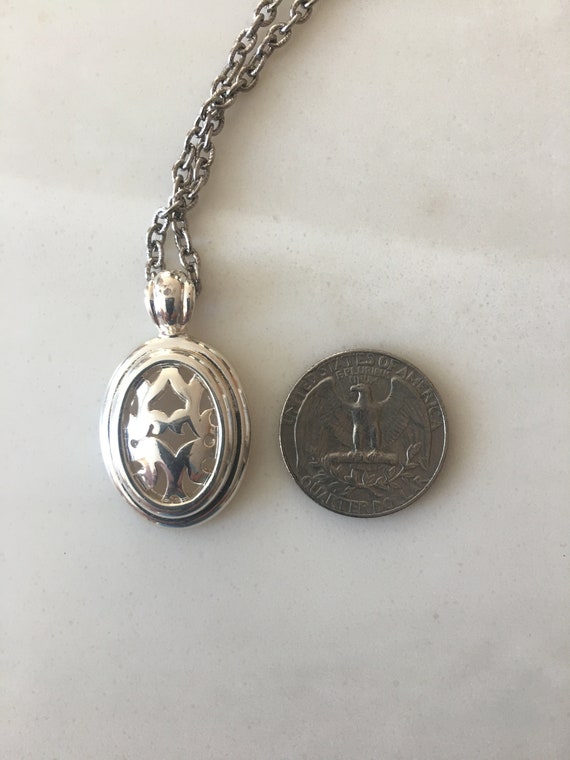 Pendant silver necklace - image 3