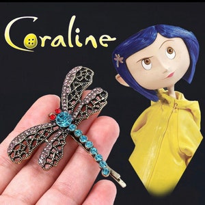 Movie Inspired Hair accessory | Coraline movie | Enamel Pin