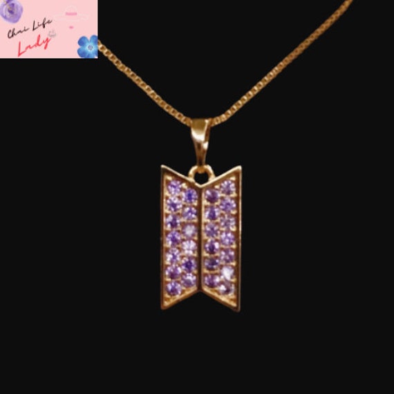 Bts logo best sale necklace