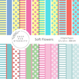 Soft Watercolor Flower Clipart PNG – Pastel Floral Digital Download for Invitations, Cards, Scrapbooking, Commercial Use