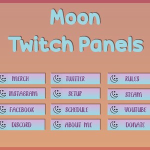 Twitch Moon Panels - Custom Panels for Twitch and Other Platforms