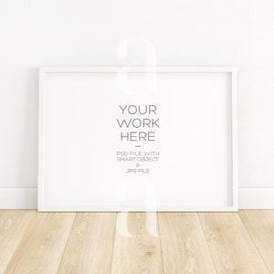 A4 A3 A2 A1 Rahmen Mockup, Weißer Rahmen, Horizontaler Rahmen Mockup, Weißer Rahmenboden, Druck Mockup, Digitaler Rahmen, Sauberes Mockup, Einfaches Mockup