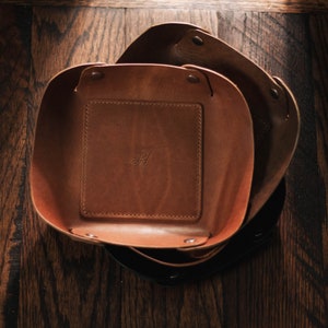 Leather Valet Tray