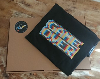 Pure Geek, 8-bit Game Over retro gaming tee shirt