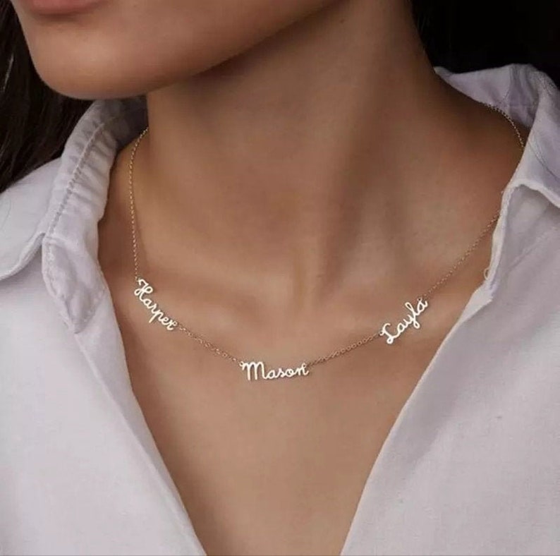 Custom Name Necklace Customized Gift 